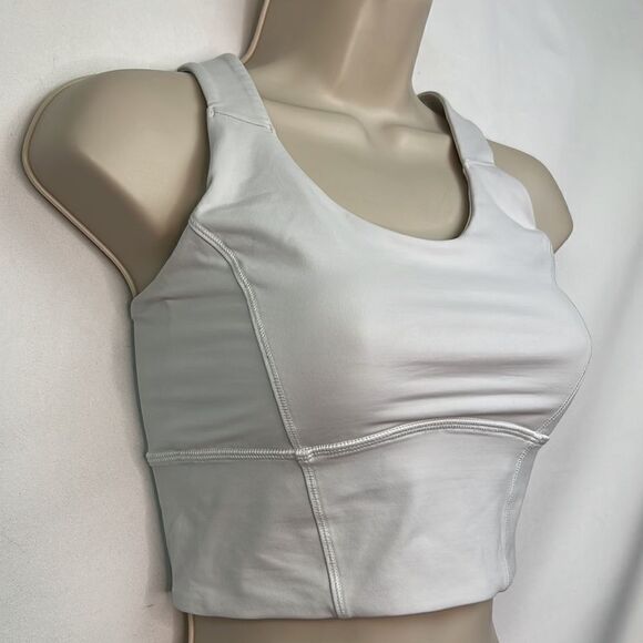 Lululemon white sports bra size 6 EUC - Picture 2 of 8